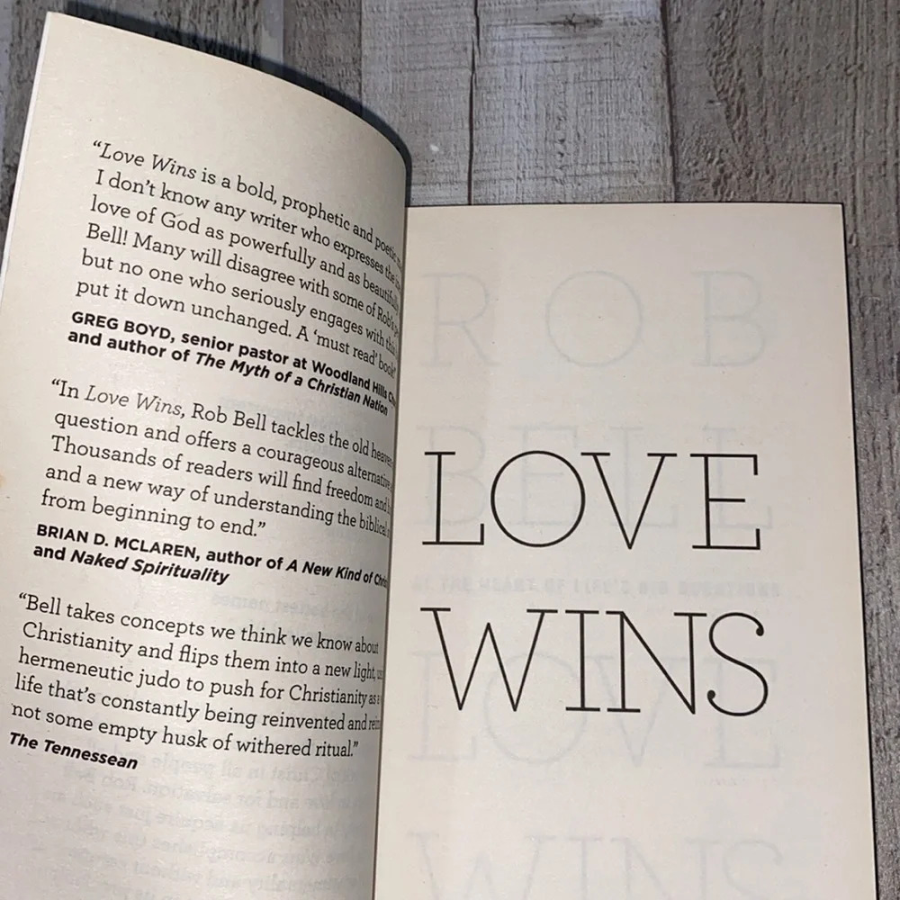 Love Wins by Rob Bell spiritual book - Picture 4 of 13
